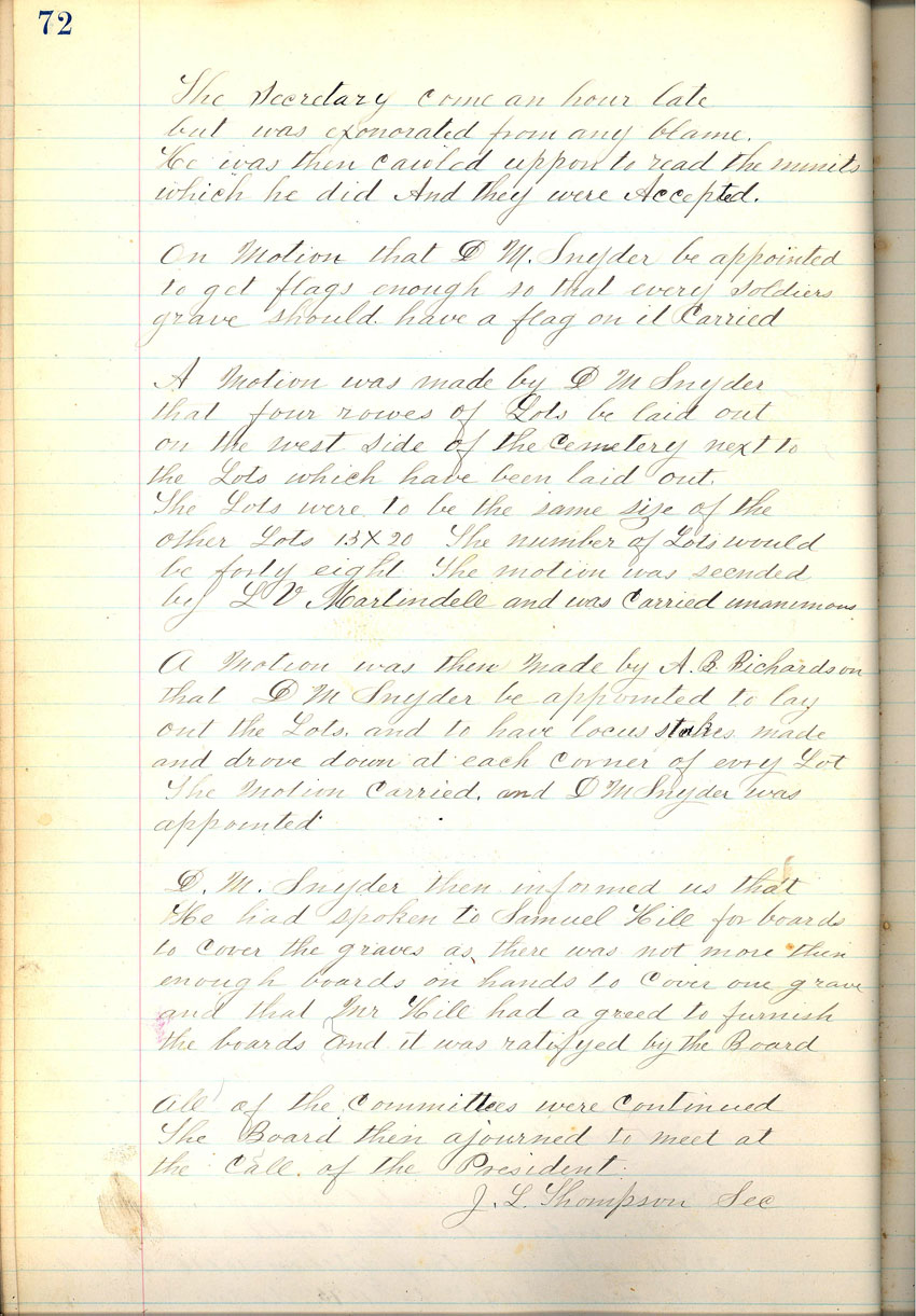 minute book